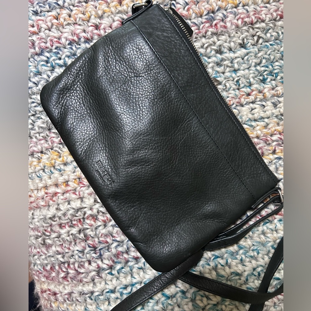 Leather Margot New York shoulder crossbody purse